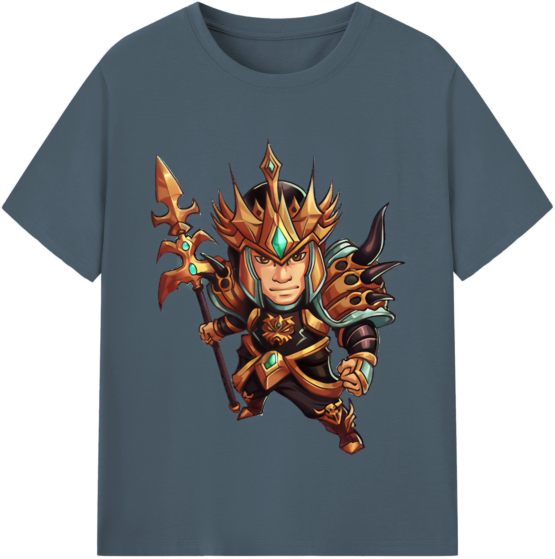 リーグ・オブ・レジェンド League of Legends LOL 綿100％半袖Tシャツ（フロントプリント）